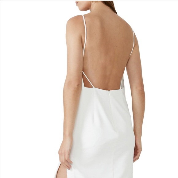 Open Back White Dress - Picture 2 of 10